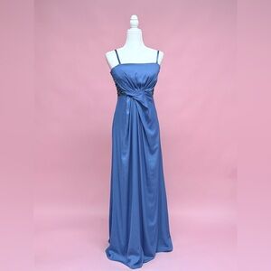 BCBG Larkspur Blue Evening Gown